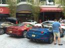Ferraris galore at YOLO restaurant